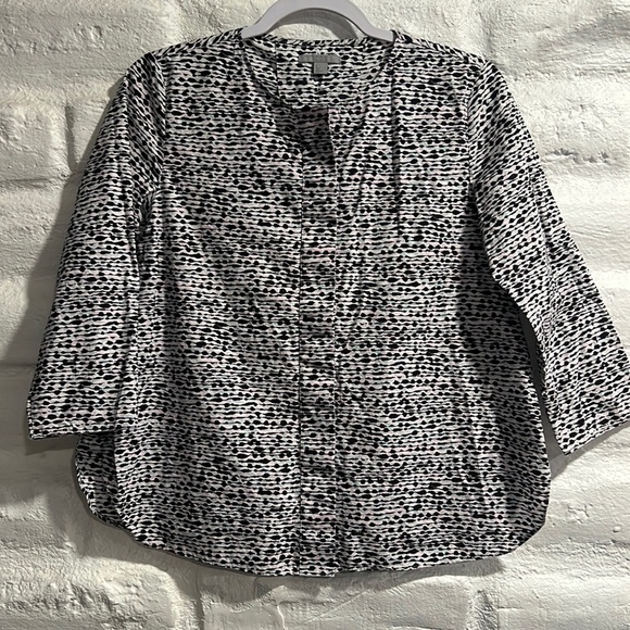 COS Abstract button down Top (oversized) - Picture 1 of 8